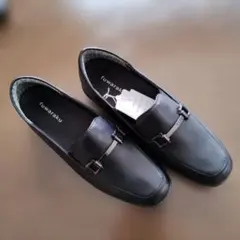 レディース fuweraku ブラック ローファー合皮