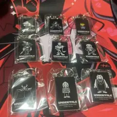 UNDERTALEアンダイン×アルフィー、サンズ×パピルス缶バッジ＋アクキー
