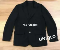 【美品】UNIQLO ネイビーテーラードジャケット サイズМ