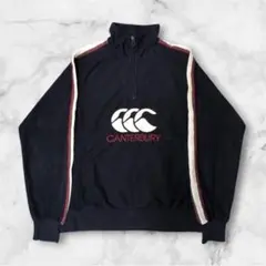 canterbury 長袖ラグビーウェア M ネイビー ヤッケ - メルカリ