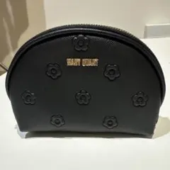 MARY QUANT ブラック ポーチ 花柄
