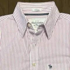 アバクロ Abercrombie & Fitch 長袖シャツ ストライプ　M