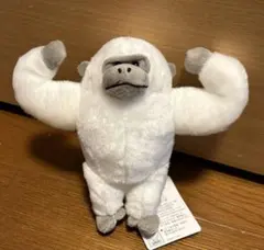 ウホウホゴリラのゴリくん　ゴリマッチョぬいぐるみ　ホワイト