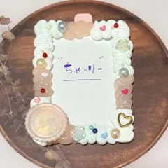 ホイップデコ トレカケース デコケース 桜 春 ピンク ホワイト 青