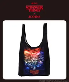 ストレンジャーシングス エコバッグ ホーキンス 3coins スリーコインズ②