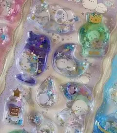 キラキラウォーターイン　ぷっくりシール