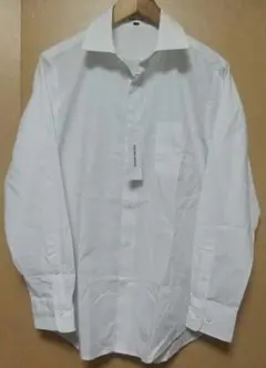 新品タグ付き ファウンドグッド ストライプ ワイドスプレッドカラー シャツ