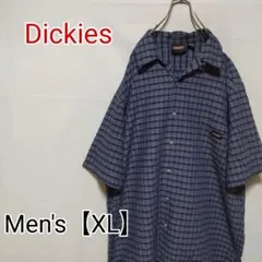 S58【US輸入】Dickies　ディッキーズ　半袖シャツ【メンズXL】チェック