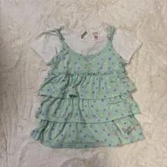 DAISY LOVERS 水玉模様の3段フリルTシャツのサムネイル