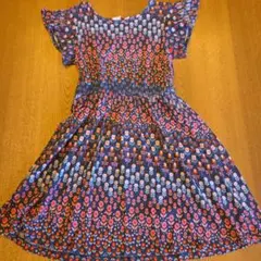 GAP キッズ 半袖 ワンピース 花柄 130cm