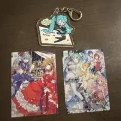 初音ミク アクリルキーホルダーとカードセット