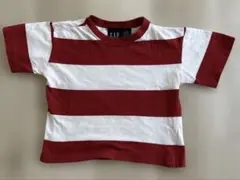 90s~00sGAP 紺タグ 赤白ボーダー Tシャツ XXS オールドギャップ