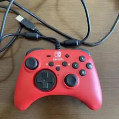 赤い有線コントローラー Nintendo Switch