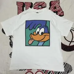 90s USA製ヴィンテージ ケロッグ 企業ロゴシャツ kelloge 白色XL