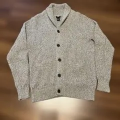 グレー カーディガン