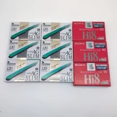 【未開封品】 8ミリビデオテープ 9本セット