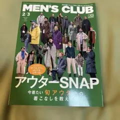 MEN'S CLUB 2/3 アウター-SNAP