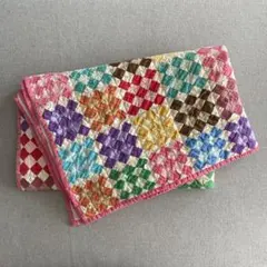 アンティークキルト✴︎パッチワークキルト✴︎ヴィンテージ布 パッチワーク キルト アンティーク フィードサック レア アメリカ 1950