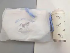 ジェラートピケ お散歩バッグ タンブラーセット シーズー - メルカリ