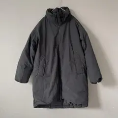 新品タグ付き／無印良品／大きいサイズXL／ブラック フード付きダウンジャケット MUJI ムジ 無印良品 フーデッド ダウンジャケット 330565-379 L