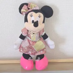 【美品】ナイトフォールグロウ ミニー ぬいぐるみバッジ