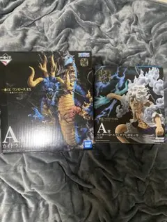 ワンピースEX一番くじ　魂豪示像ルフィA賞カイドウA賞セット