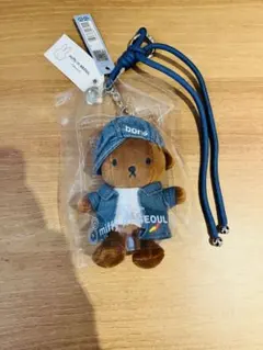 こ*読様 【韓国ソウル限定レア品】ミッフィー デニムエディション キーリング ボ