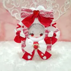 限定セール⭐にじぱぺっと ぬい服 きぐるみ 10cm　うさぎ　レッド