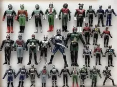 仮面ライダー　ソフビ人形セット31体まとめ売り⭐️テレビマガジン限定品入り