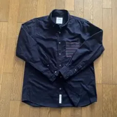 グローバルワーク　メンズ　ネイビーシャツMサイズ