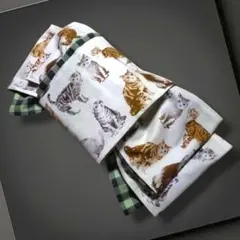 【オークション！】猫いっぱい♪ 半幅帯 ハンドメイド 綿 普段着物や浴衣に