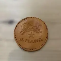 IL BISONTE レザーワッペン 約6cm