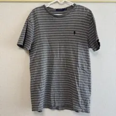 Polo Ralph Lauren グレー ストライプ Tシャツ