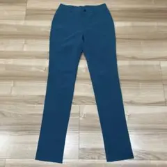 ZOYゾーイ ゴルフウェア ゴルフパンツ ブルーグリーン ウエストゴム 薄手 S
