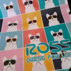 即日発送　ROSS 　犬　エコバック大容量　新品　フレンチブルドッグ？　ハワイ