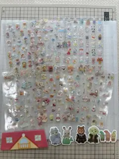 シルバニアファミリー ホログラムシール 6枚⭐︎ヘッダー、おまけ付き　①