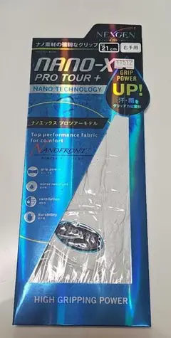NANO-X PRO TOUR+ ゴルフグローブ 21cm 右手用