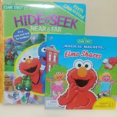 セサミストリート英語絵本 2冊 セット