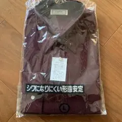 CAJULE ワインレッド 長袖シャツ　Lサイズ