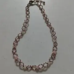 【未使用】レース風ビーズチョーカー