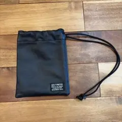 WACKO MARIA 巾着バッグ レザー - メルカリ
