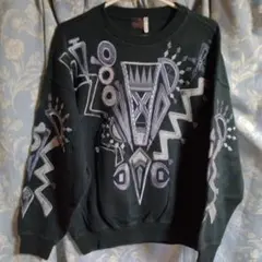 santa グラフィックプリント スウェット Mサイズ