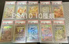 テラスタルフェスex　PSA10ブイズex SAR 10枚セット