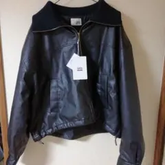 Java ブラック ジャケット XL　未使用品　フェイクレザー