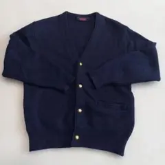 Seagull ネイビー ボタン付きカーディガン 120