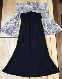 ベルスリーブワンピース　L
