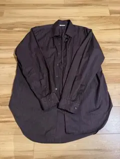 HEUGN ユーゲン｜ALAN SHIRTS over dyed　ブラウン