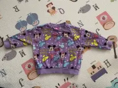 ミッキー バルーン　トレーナー パープル　90