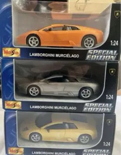 廃番❗️ Maisto 1/24 ランボルギーニムルシエラゴ　3個セット　未使用のサムネイル
