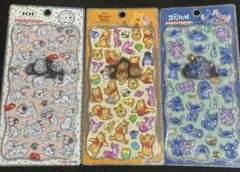 【匿名配送】Disneyプチドロップ ステッカー プー スティッチ 101匹
